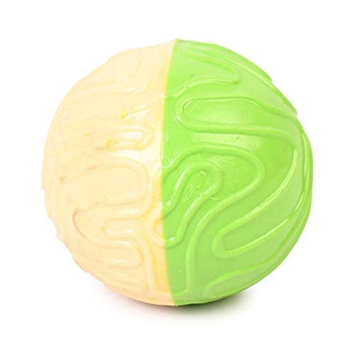 Psk Pet Mart Soft Chew Rubber Ball Toy With Squeaky Sound Toy For Dogs