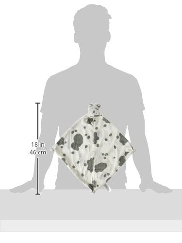 Angel Dear - White Cow, Blankie, White Cow With Grey Spots, 1 Count (Pack Of 1)