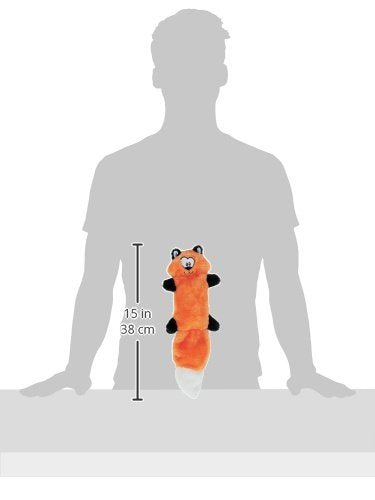 Zippypaws Zingy Fox - Dog Toys No Stuffing, Squeaky Plush Dog Toy For Small & Medium Dogs, Interactive Puppy & Dog Chew Toys Without Stuffing For Boredom