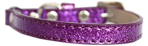 Mirage Pet Products Ice Cream Plain Cat safety collar Purple Size 14