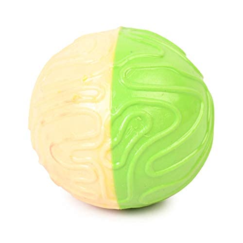PSK PET MART Soft Rubber Squeaky Ball for Dogs & Pets Rubber Chew Toy for Dog, Pack of 1 (Color May Vary)