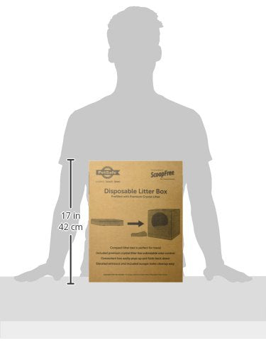 Petsafe Disposable Cat Litter Box - Collapsible Covered Design For Travel - From The Makers Of Scoopfree Self Cleaning Litter Bo