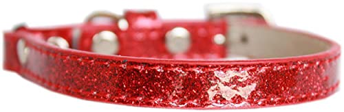 Mirage Pet Products Ice Cream Plain Cat safety collar Red Size 10