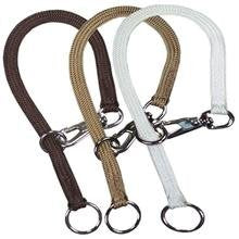 Resco American-Made Braided Nylon Snap Choke Collar For Dogs, 12', Brown