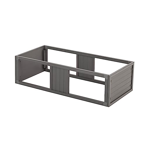 New Age Pet ECOFLEX Mojave Reptile Habitat Stacker, Large 48", Grey, Easy Clean, 10 Year Warranty, Model EHRMS31-05L