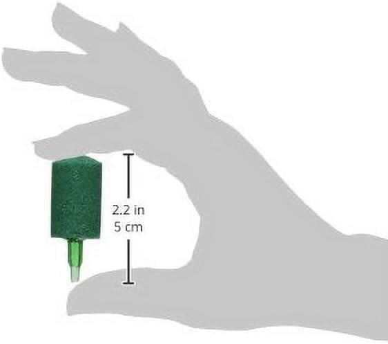 Penn-Plax Aqua-Mist™ Twin Cylinder Air Stones – Aerator Bubbler For Aquarium Fish Tanks And Hydroponics – 2 Pack