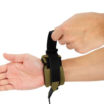 Gooby Soft Mesh Wrist Band Surfer Leash - Brown, 6 Ft - Comfortable Hands Free Leash With Elastic Band For Small, Medium And Lar