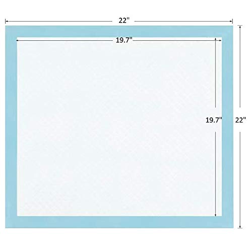 BESTLE Super Absorbent Puppy Pads 22x22 - Leak-Proof, 100-Count Pee Pads for Dogs