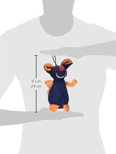 Multipet Deedle Dudes Toy - Assorted Colors, 8 Plush Dog Toy for Playtime Fun
