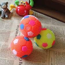 Toms Pet 3pcs Small Dog Toys Puppy Dog Toys Puppy Toy Dog Chew Puppy Playing Balls Light up Dog Tiny Dog Toys Bouncy Ball Pet Do