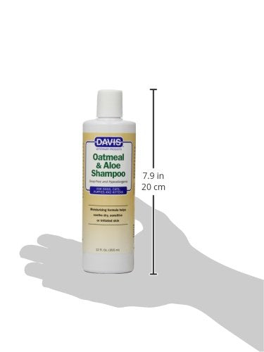 Davis Oatmeal and Aloe Dog and Cat Shampoo, 12-Ounce