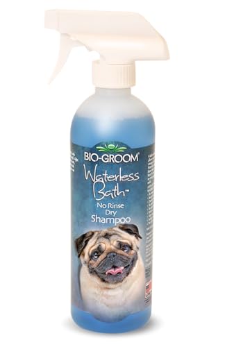 Bio-Groom Waterless Dog Shampoo - Tearless, No-Rinse, Dog Bathing Supplies, Puppy Wash, Cat & Dog Grooming Supplies, Cruelty-Free, Made In Usa, Dry Shampoo Spray, Dog Products - 16 Fl Oz 1-Pack
