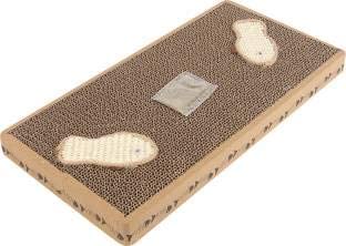 Dog TrustcatS Scratch Pad Toy Set With Catnip BellBall (Multicolour)