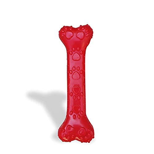 Psk Pet Mart Superbite 8 Inch Toy For Dog Bone Chew, Tpu Puppy Teething Toy (Bone)