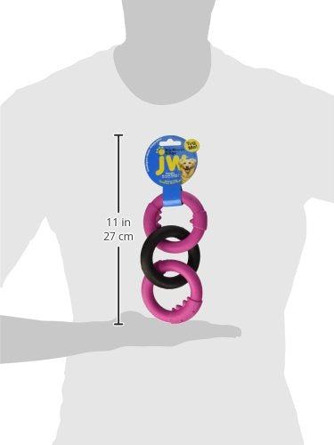 JW Pet Company Big Mouth Rings ST Dog Toy, Small, Colors Vary