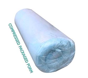 High Density Solid Blue Cooling Gel Infused Memory Foam Pad Dog Pet Bed + Internal Waterproof Cover (47X29X4 Inches (2Pack))