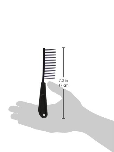 Resco Professional Anti-Static Dog, Cat, Pet Comb For Grooming, Steel Pins, Coarse Tooth Spacing, Candy Purple (Pf0671)