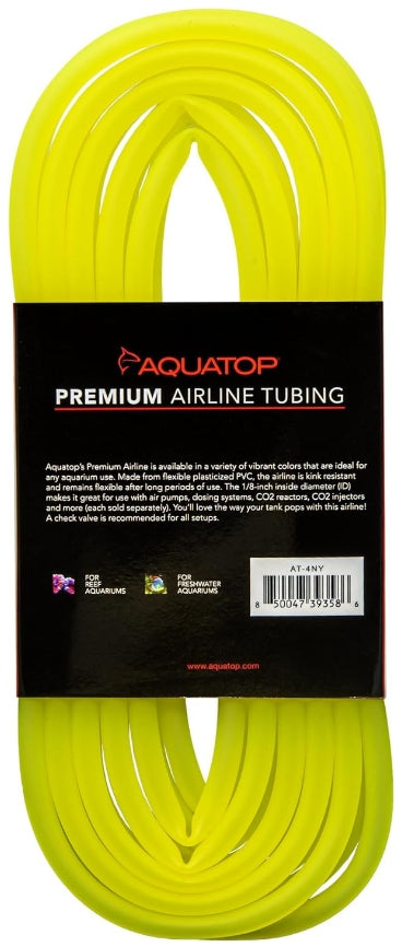 Aquatop Premium Airline Tubing Neon Yellow