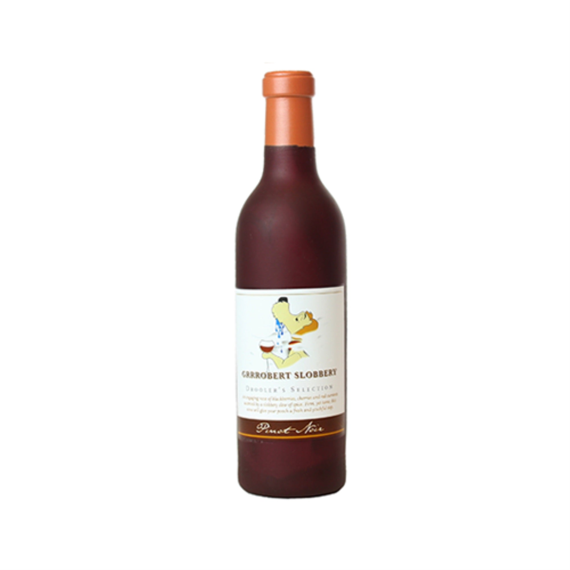 Silly Squeaker Wine Bottle Grrrobert Slobbery