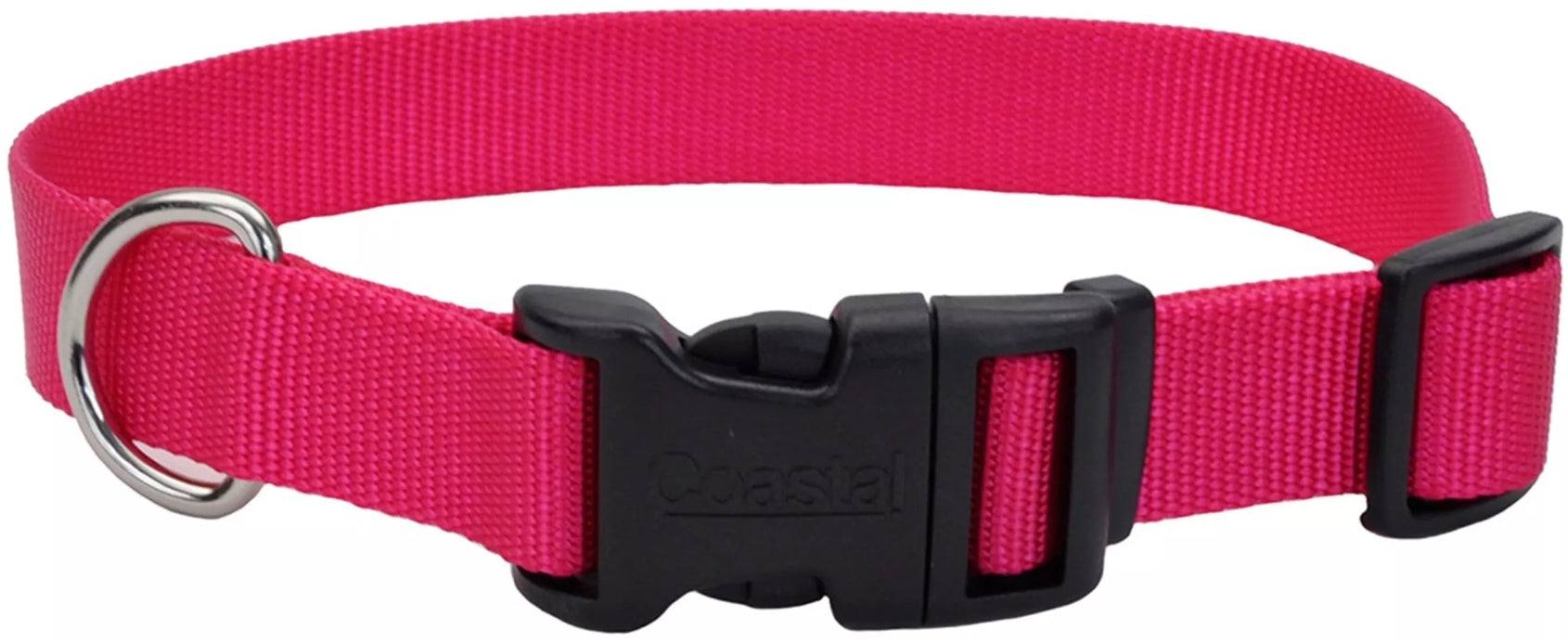 Coastal Pet Adjustable Dog Collar With Plastic Buckle Flamingo