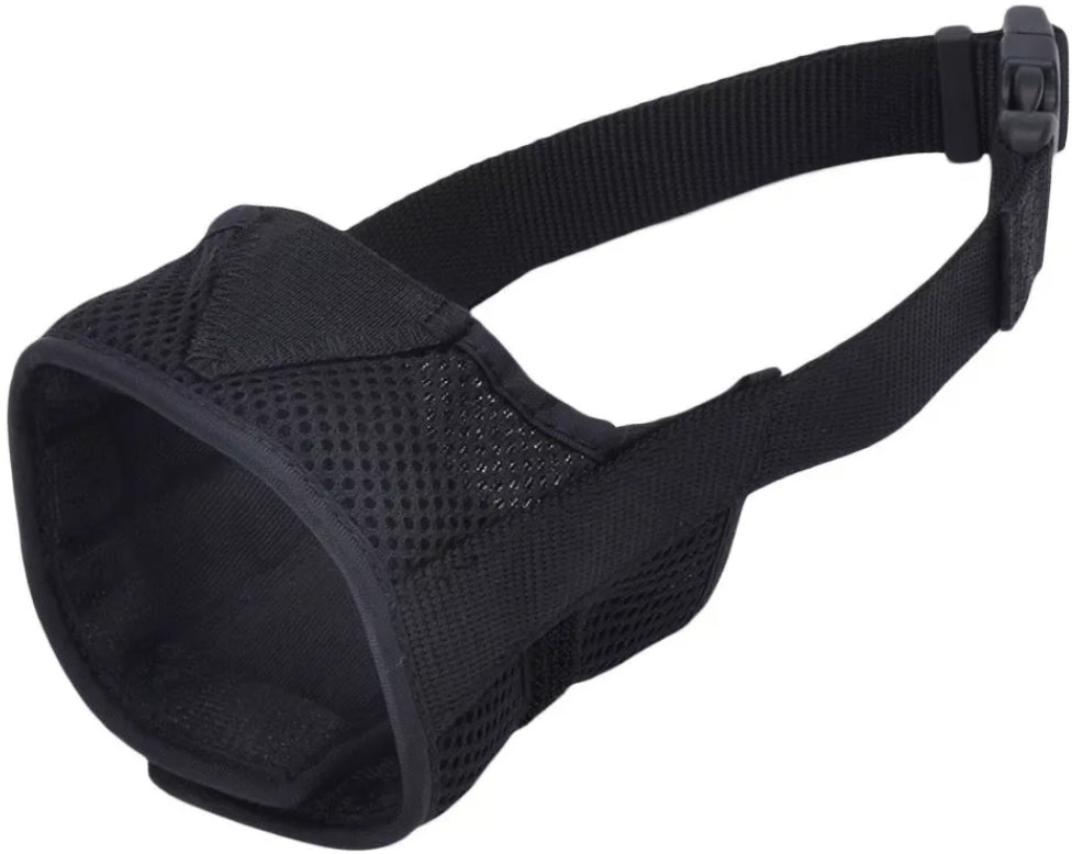 Coastal Pet - Best Fit - Adjustable Comfort Dog Muzzle, Black, 6.5' - 9' (Medium)