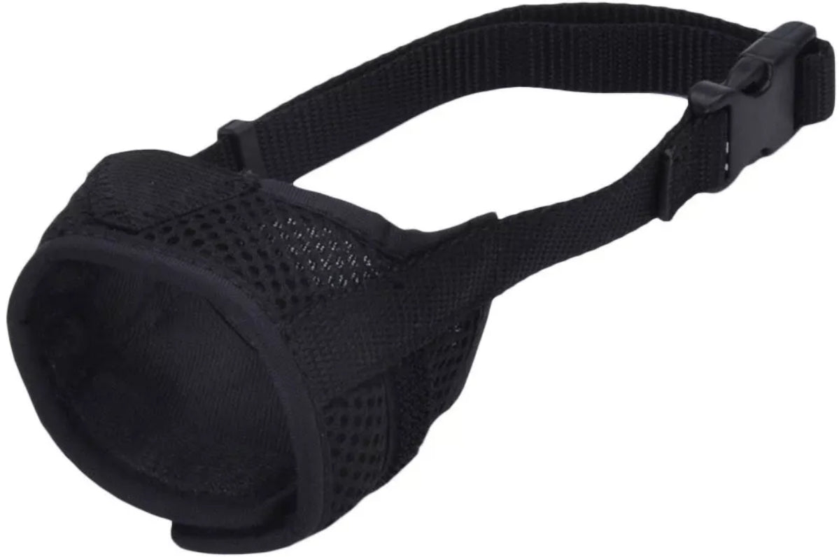Coastal Pet - Best Fit - Adjustable Comfort Dog Muzzle, Black, 4.5' - 6' (Small)