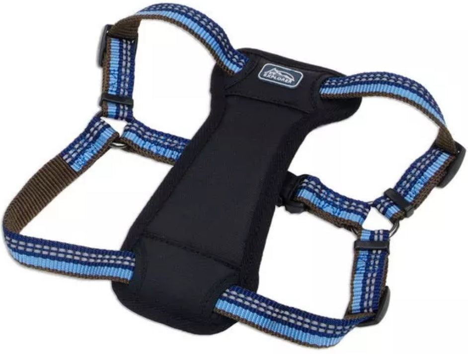 Coastal Pet K9 Explorer Reflective Adjustable Padded Dog Harness Sapphire Blue