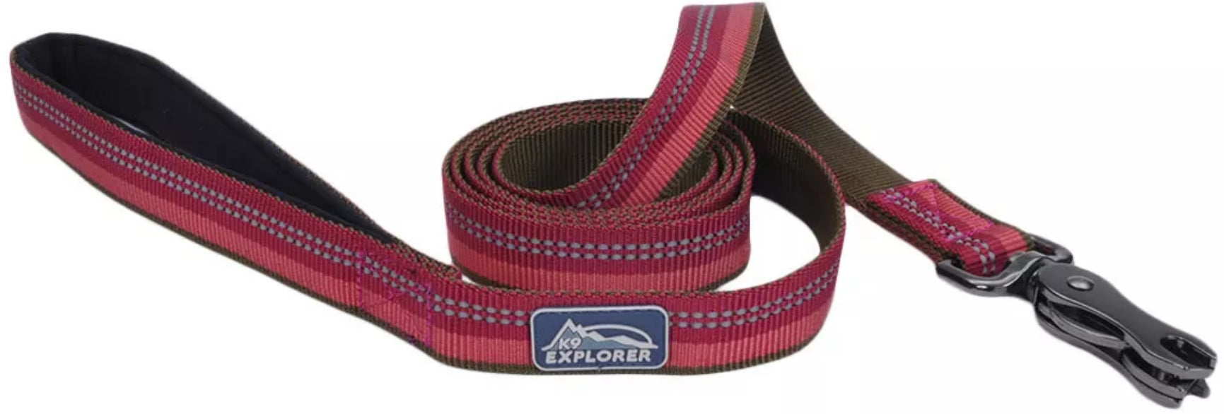 Coastal Pet K9 Explorer Reflective Leash With Scissor Snap Berry