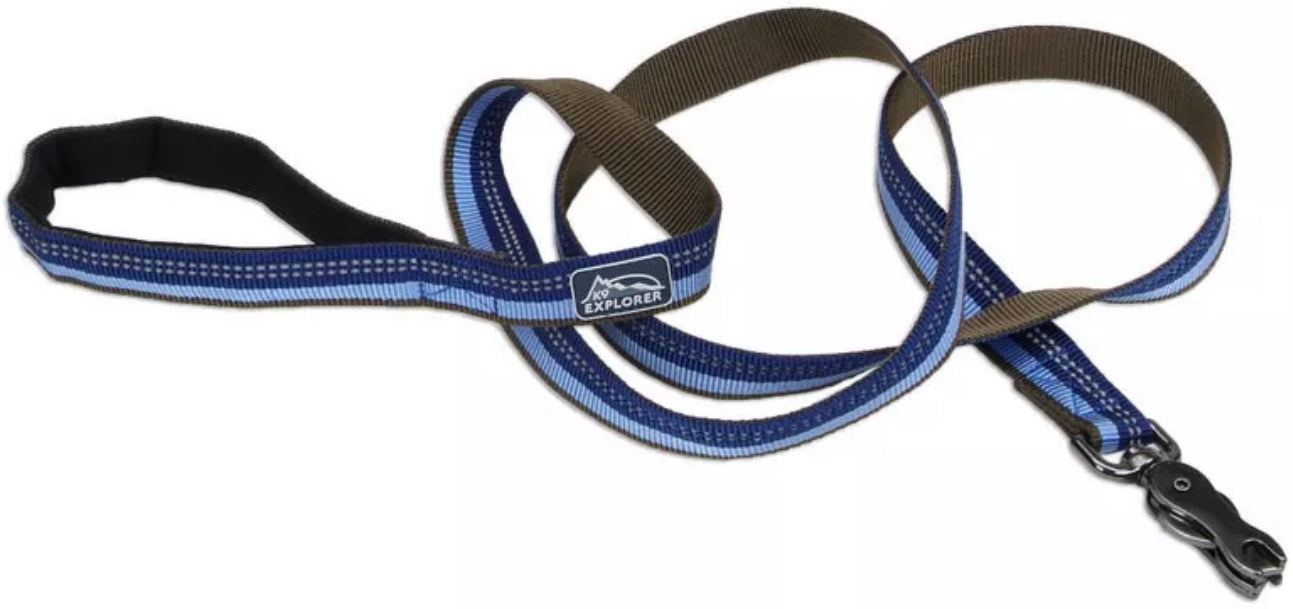 Coastal Pet K9 Explorer Reflective Leash With Scissor Snap Sapphire
