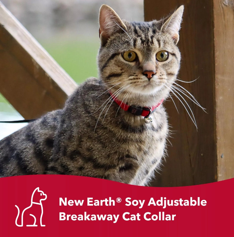 Coastal Pet New Earth Soy Breakaway Cat Collar Indigo