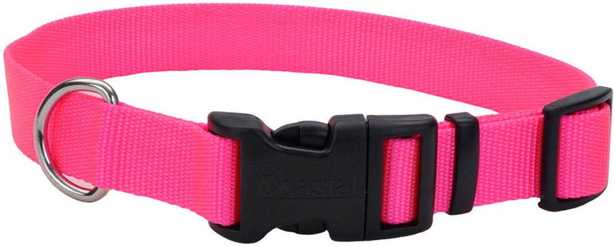 Coastal Pet Nylon Dog Collar Neon Pink
