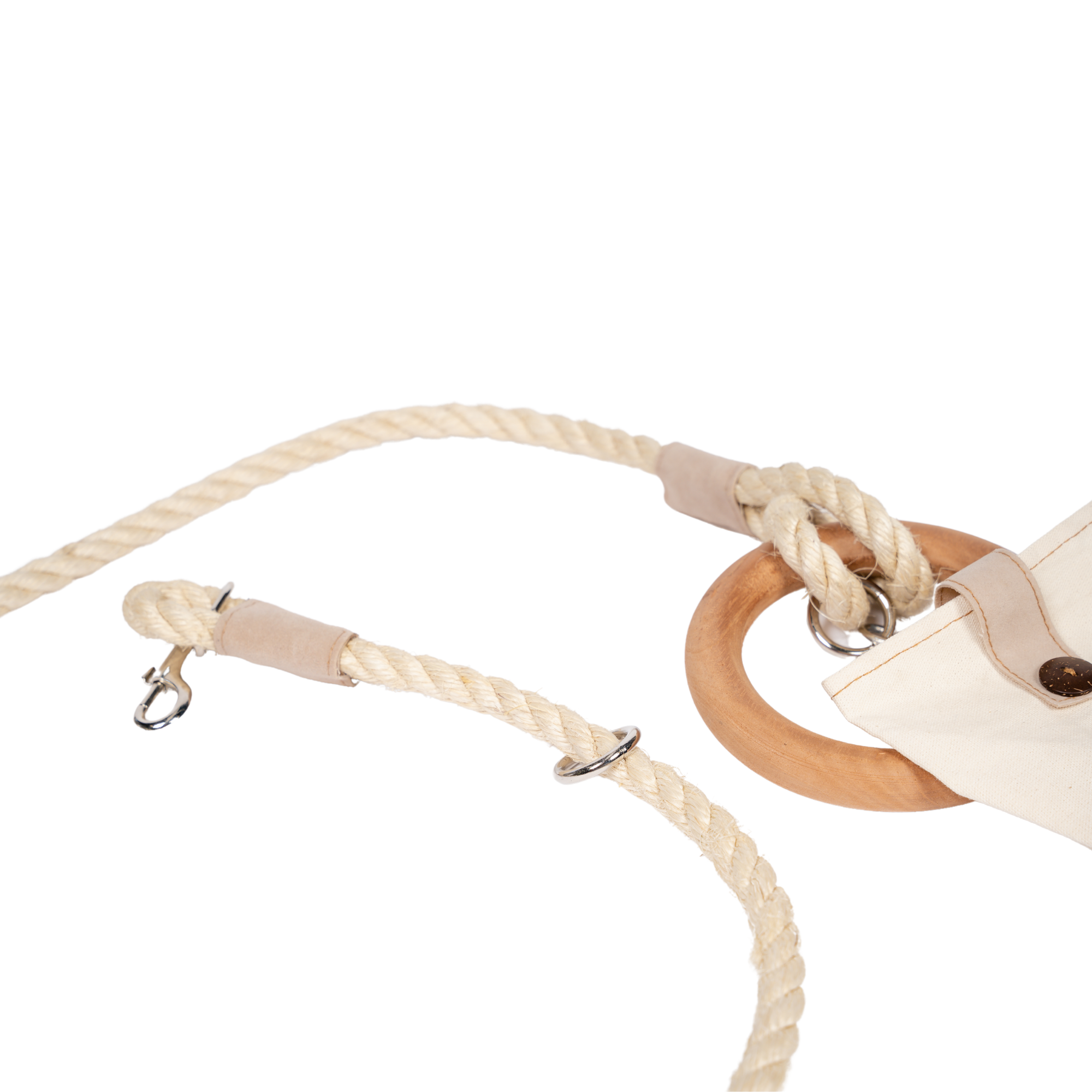 Country Living Carbon Neutral Dog Leash with Small Storage Bag