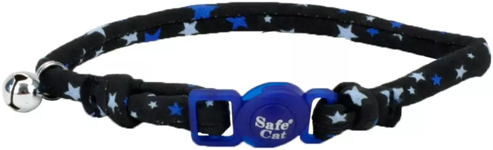 Coastal Pet Safe Cat Round Fashion Collar Black Stars