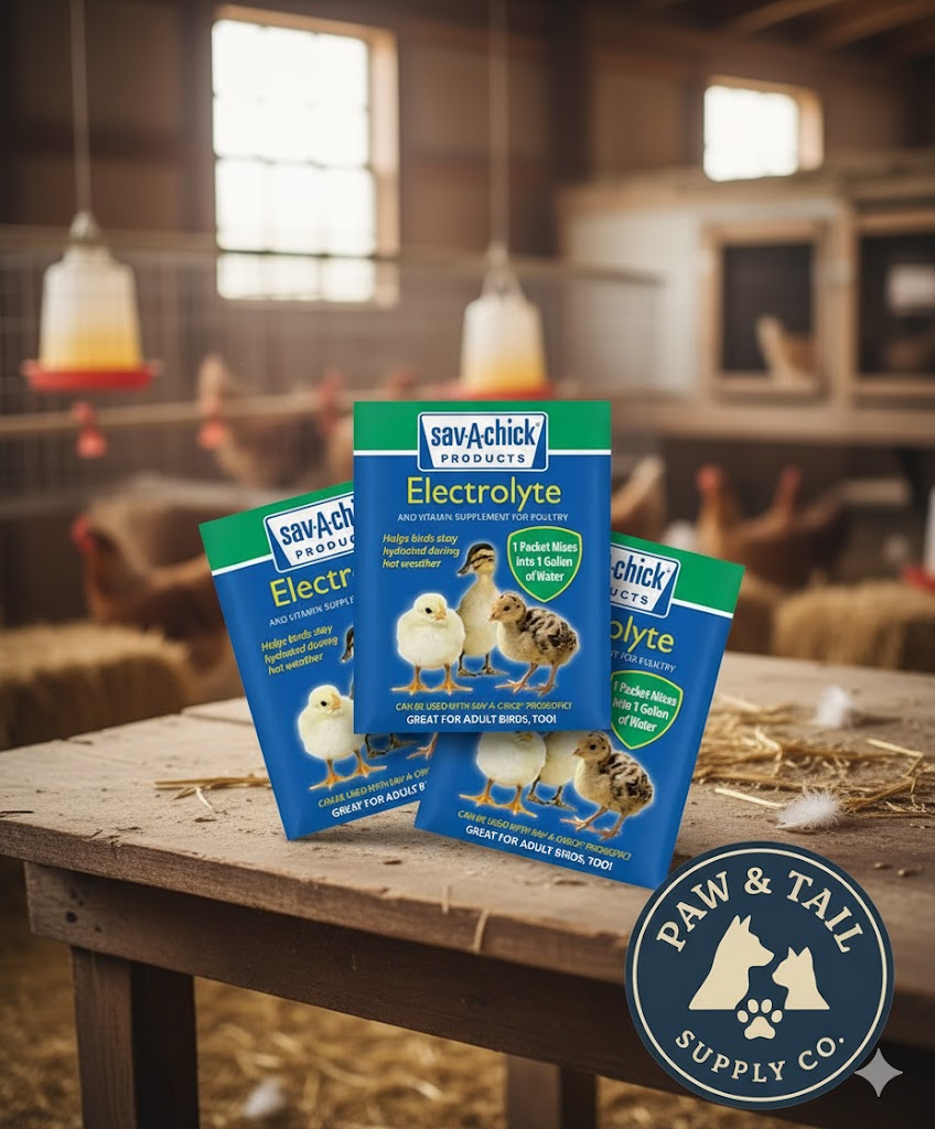 Sav-A-Chick 18PK Bundle Electrolyte Vitamin & Probiotic Poultry Health Packets