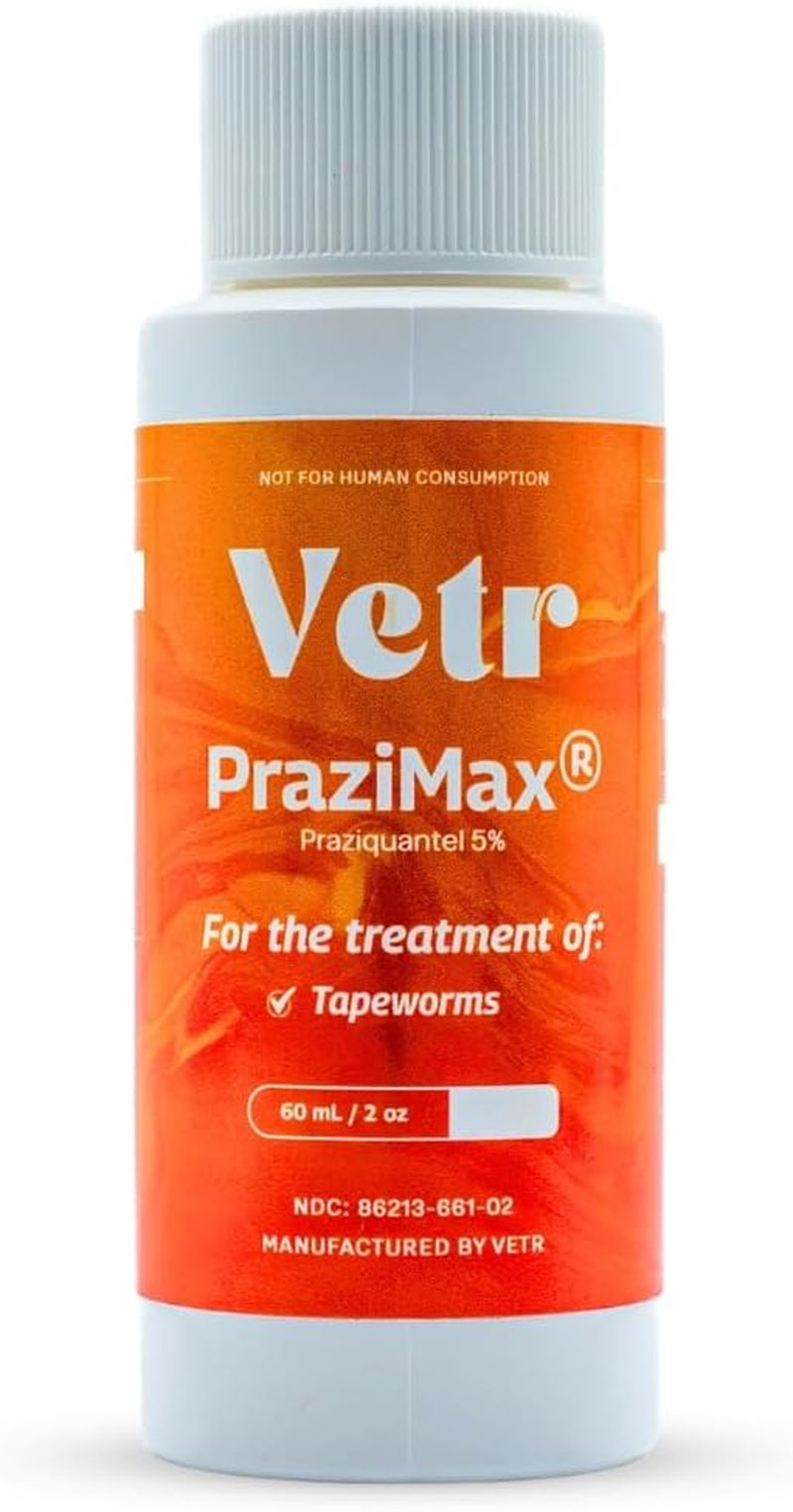 Vetr PraziMax Liquid Tapeworm Support for Dogs & Cats, 60 mL