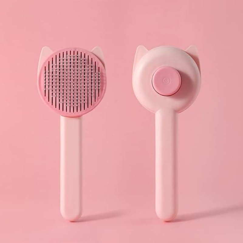 Dog Trust Pet Grooming Brush Cat Deshedding Brush, SelfCleaning Slicker Cat Brushes For Long And Short Hairied Cats Dogs, Kitte