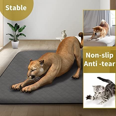 Coolshields Washable Puppy Dog Pee Pad, 82'' X120'' Extra Large, Waterproof Whelping Training Pet Mat For Playpen, Crate, Potty,