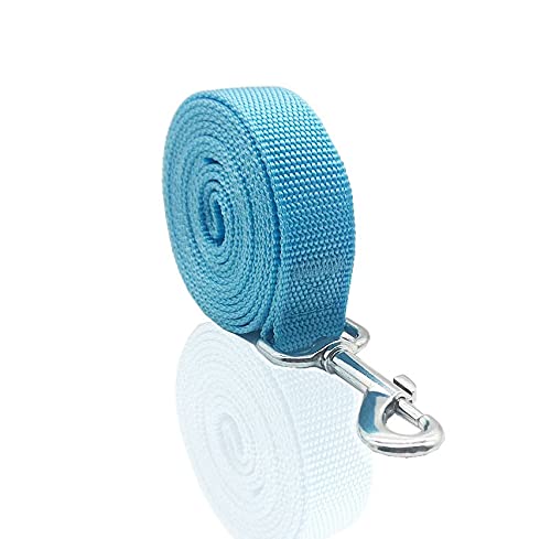 Nylon Dog Leash 16 Feet Long, Walking Training Dog Leashes For Medium Large Dogs(1'' X 16 Ft, Blue)