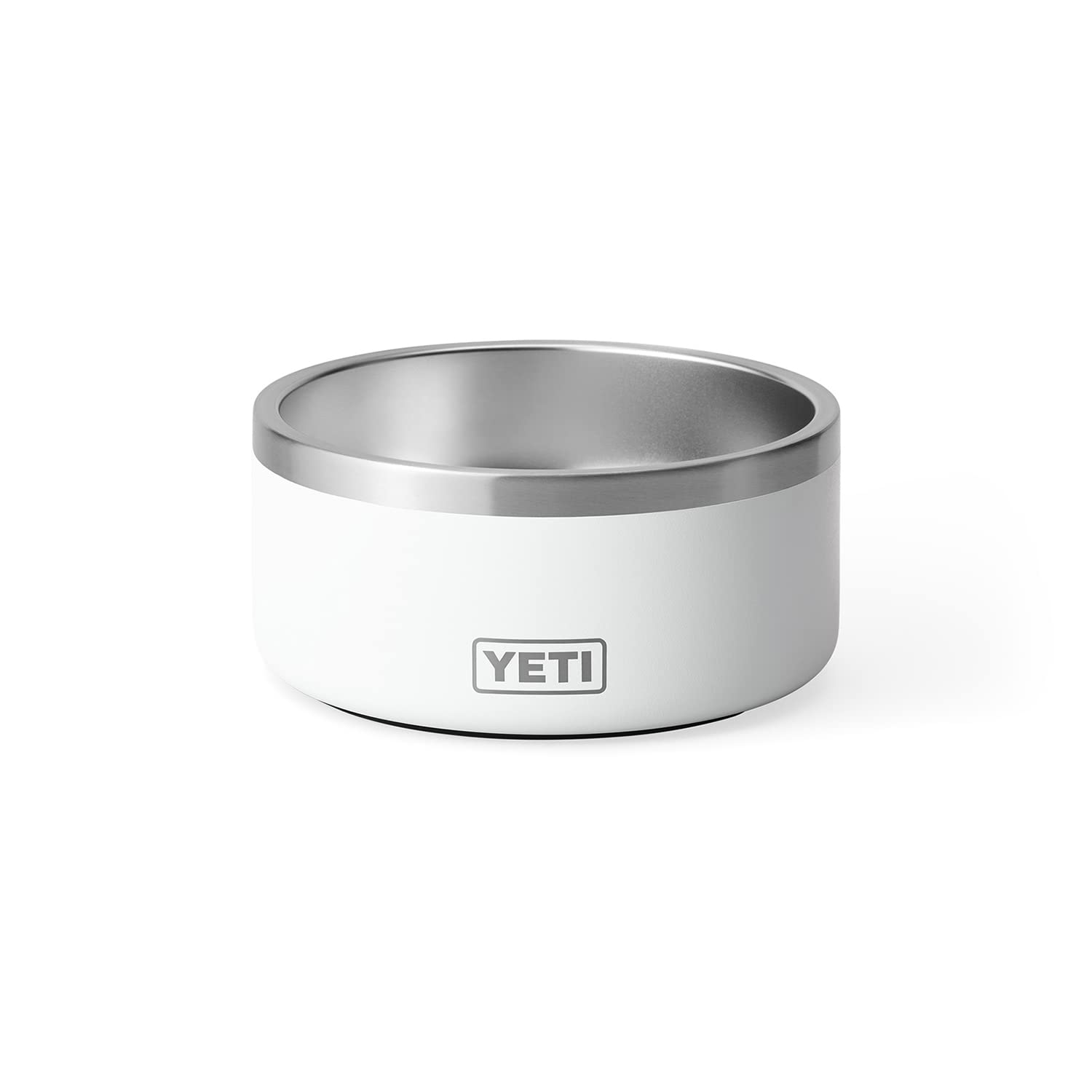 YETI Boomer 4, Stainless Steel, Non-Slip Dog Bowl, Holds 32 Ounces, White