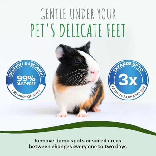 Small Pet Select Premium Small Animal Bedding, Natural Soft Paper Bedding For Small Indoor And Outdoor Pets, Made In Usa, 56 L Pack