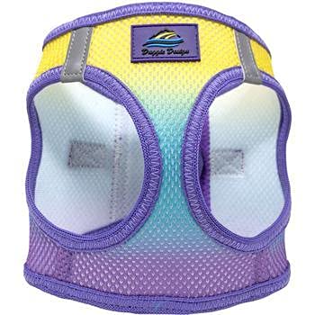 Doggie Design No Choke Dog Harness - Simple Step-In And Go Dog Vest For Small, Medium, And Large Breeds - Breathable Mesh Polyester Pet Harness - Lemonberry Ice - L