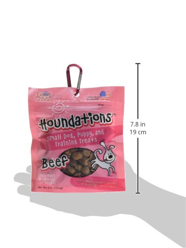 Loving Pets Houndations Beef Training Treats Dog Treat, 4 Oz/One Size, Multi (8151)