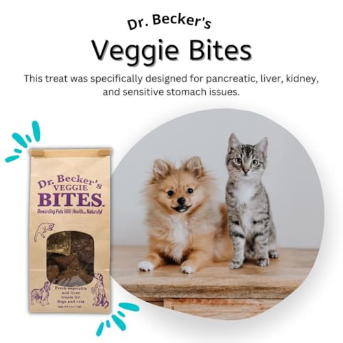 Dr Beckers Veggie Bites Dog & Cat Treats, 4 oz (113g)