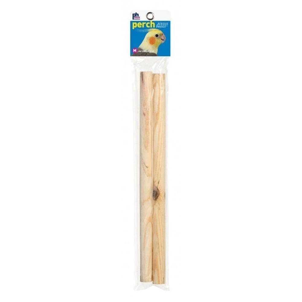 Prevue Hendryx Birdie Basics Wooden Perch Set, 75' Diameter X 13' Length