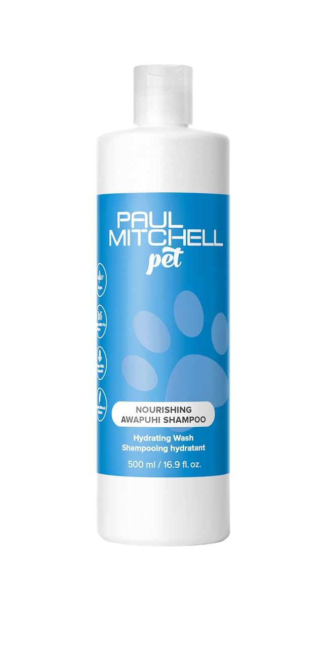 Paul Mitchell Pet Nourishing Awapuhi Shampoo, Hydrating Wash for Dogs, 16.9 fl oz