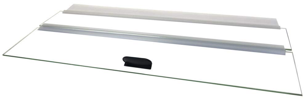 H2Pro 30' Glass Canopy 20 Long/29 Gallon Aquarium Fish Tank (29.21 X 11.69 X 0.16In), Clear, 30Gt