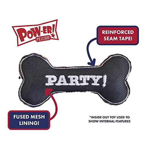 Huxley & Kent for Dogs | Chocolate Strawberry (Small) | Valentine's Day Funny Dog Toy | Power Plush Dog Toy with Squeaker | Dog