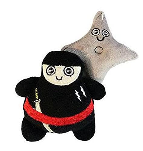 Pawsncollars Mad Cat Ninth Life Ninja Catnip & Silvervine Cat Toy  2 Pack