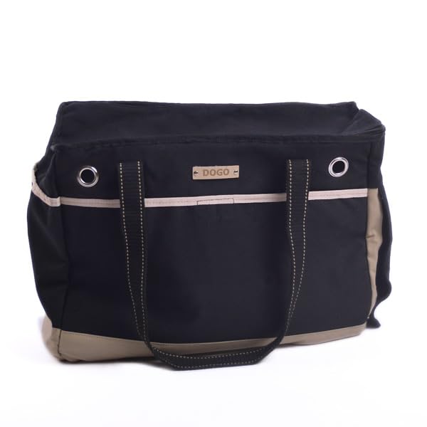 DOGO Big Black Canvas Bag - Model 7255615, Stylish and Durable Tote for Everyday Use