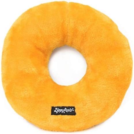 ZippyPaws ZP863 Jumbo Donutz Chocolate Squeak Toy, Brown